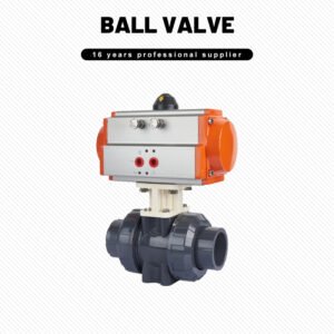 Pneumatic Plastic Ball Valve